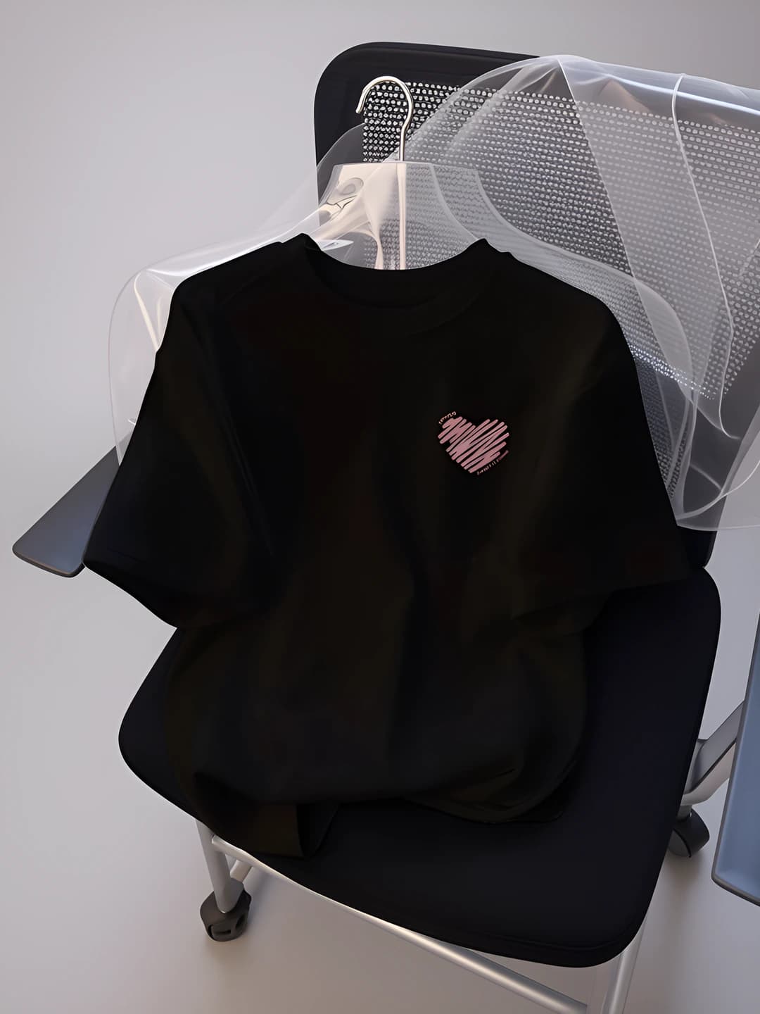 Black — left line heart