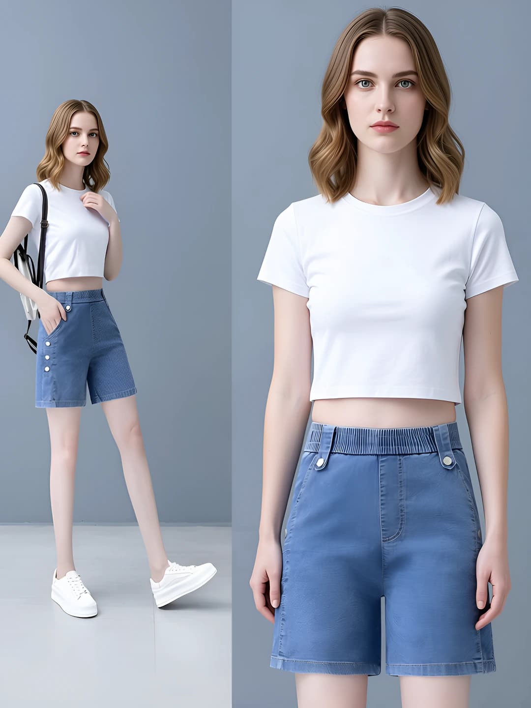 Blue shorts 028-4