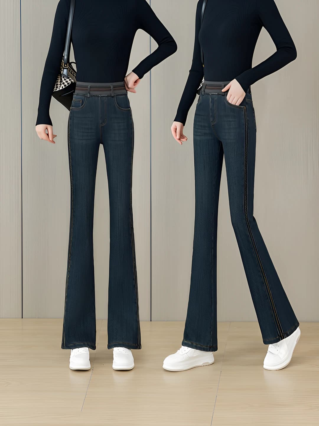 Dark blue long single 218
