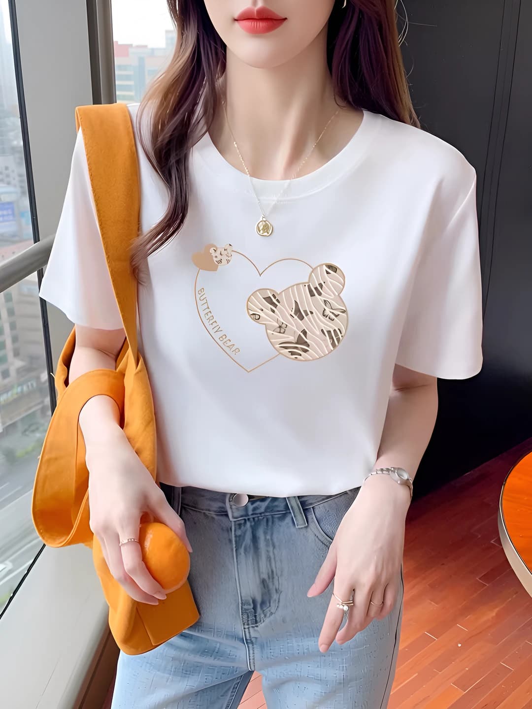 White — Heart Bear