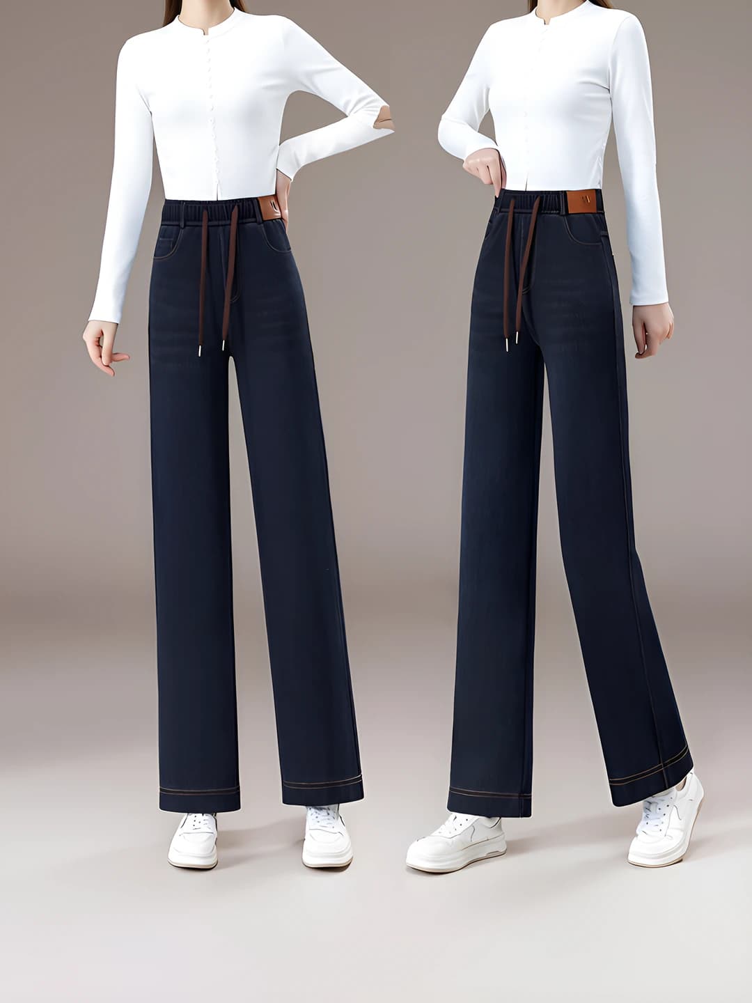 Retro blue padded