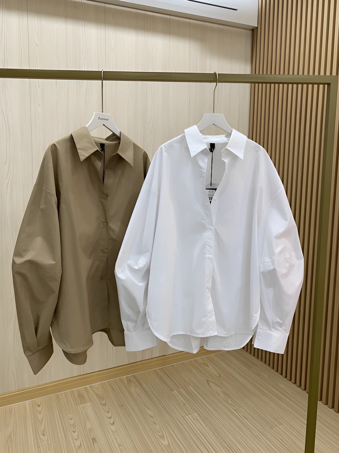 Women's spring-autumn Korean style solid colour long sleeve loose fit shirt