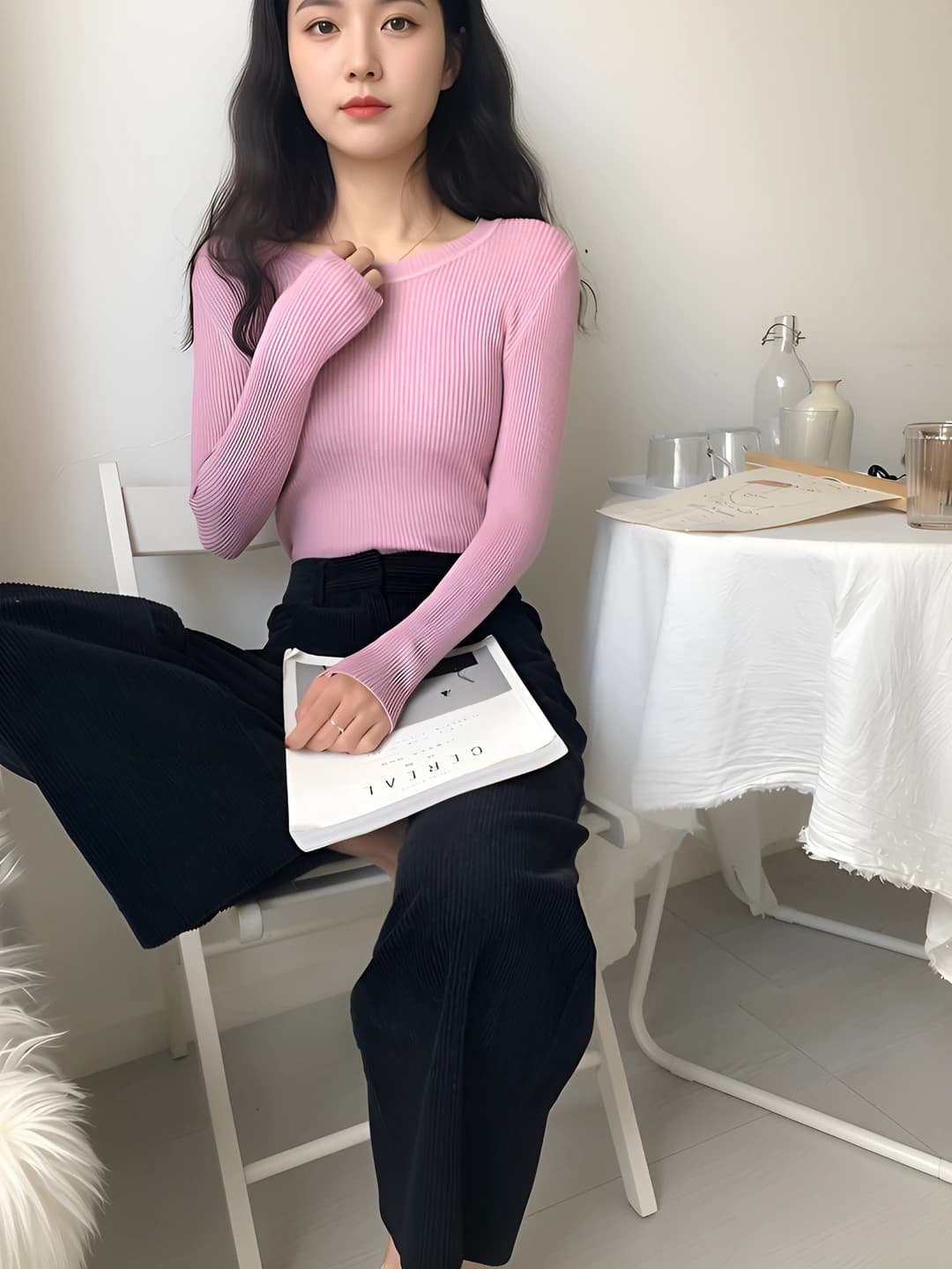 0.5'' ingichka tasma, pushti, bitta