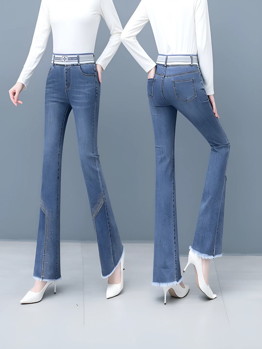 Retro blue, 9/10 length 2316-9