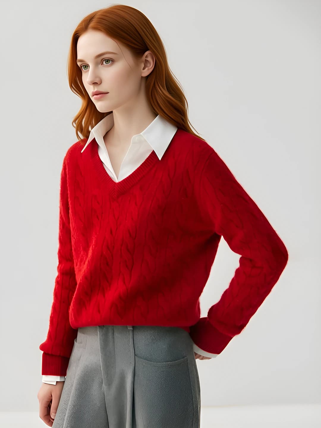 Retro red, 1 pc
