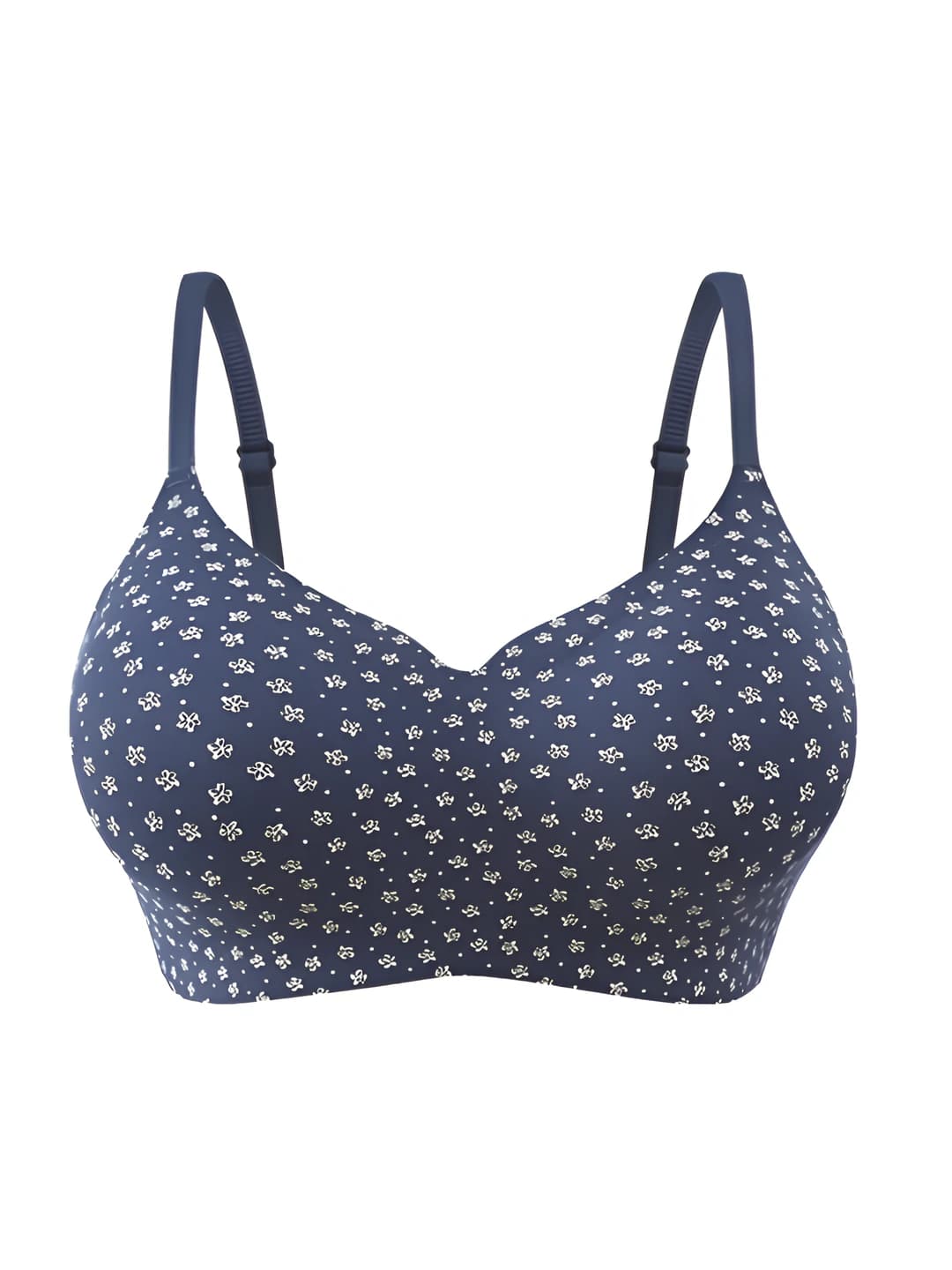 Dark blue floral