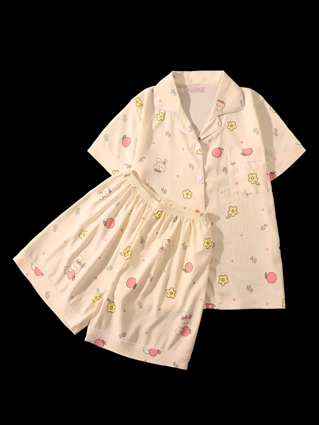 7402 Floral rabbit