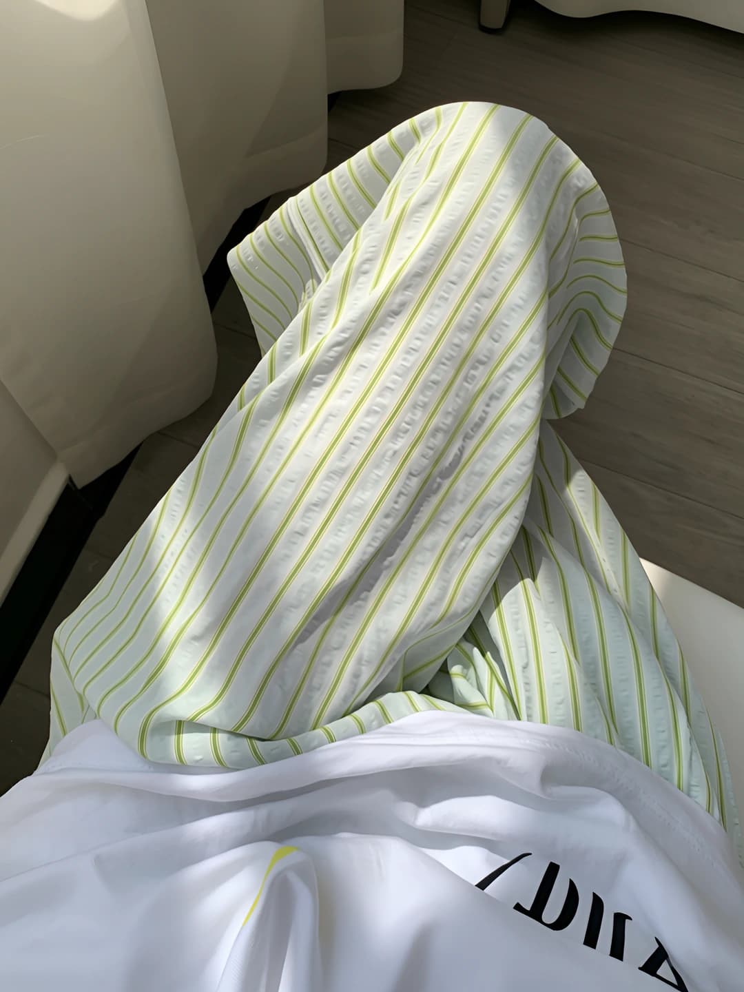 Women's striped Tencel sleep pants, loose fit, for summer, spring and autumn