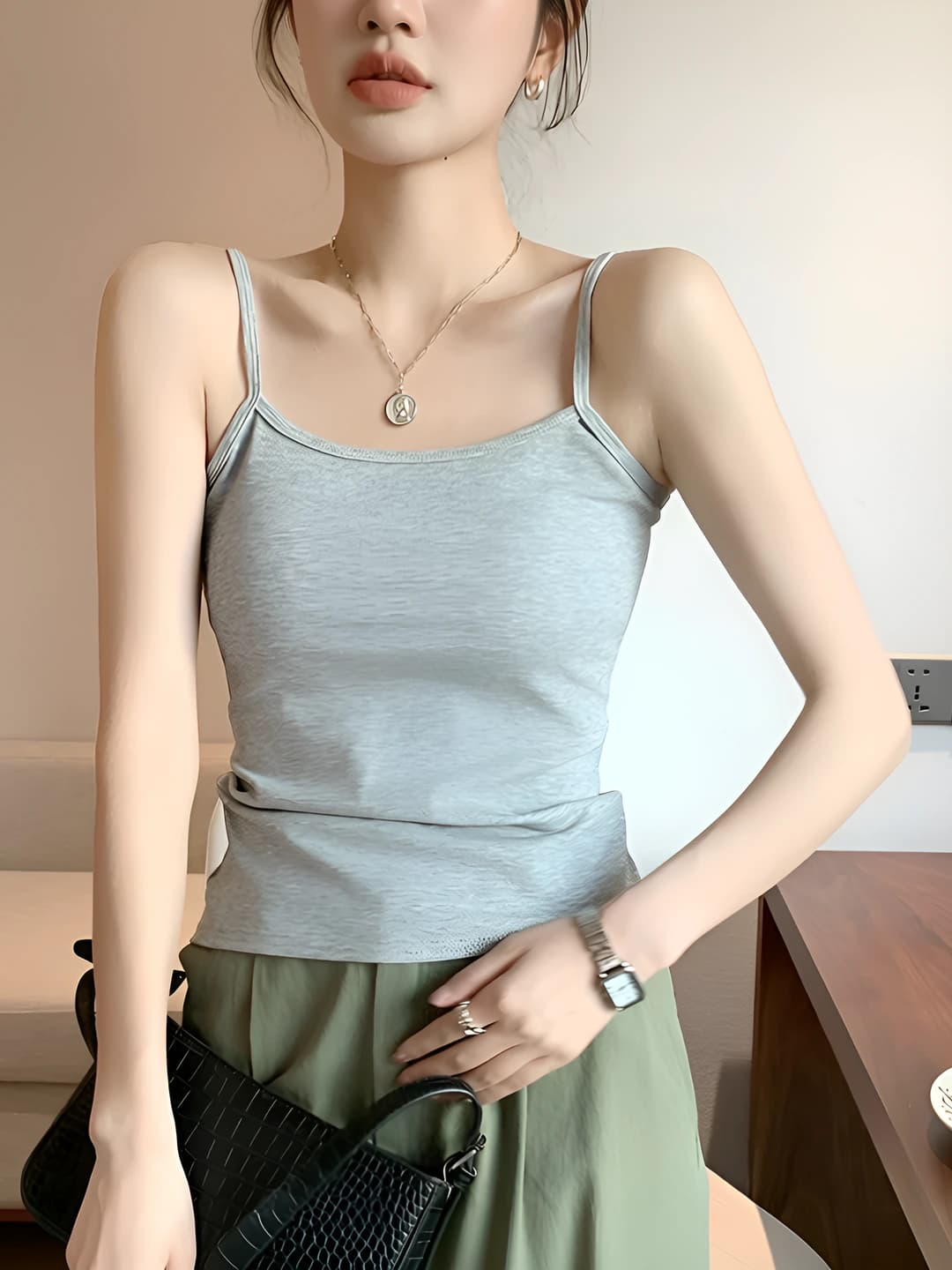 Light grey short