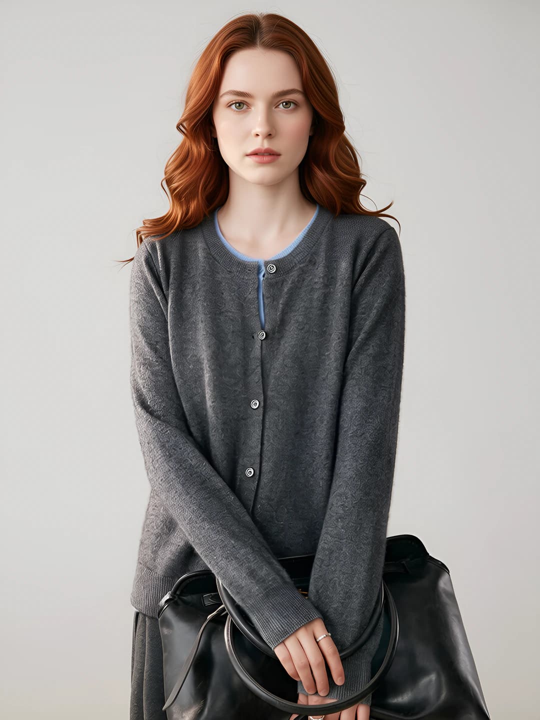 Dark gray + blue