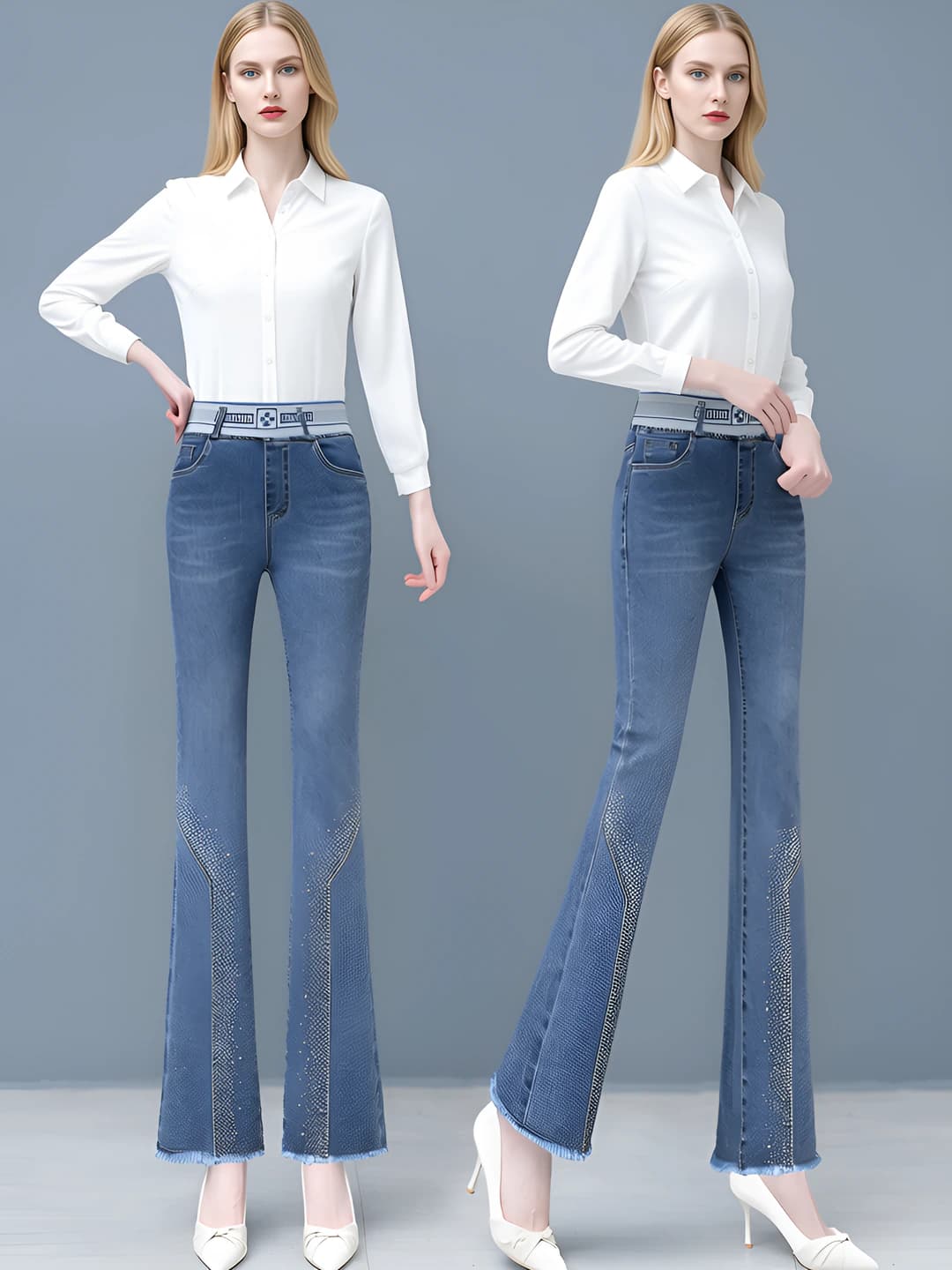 Light blue, 9/10 length 2316-9