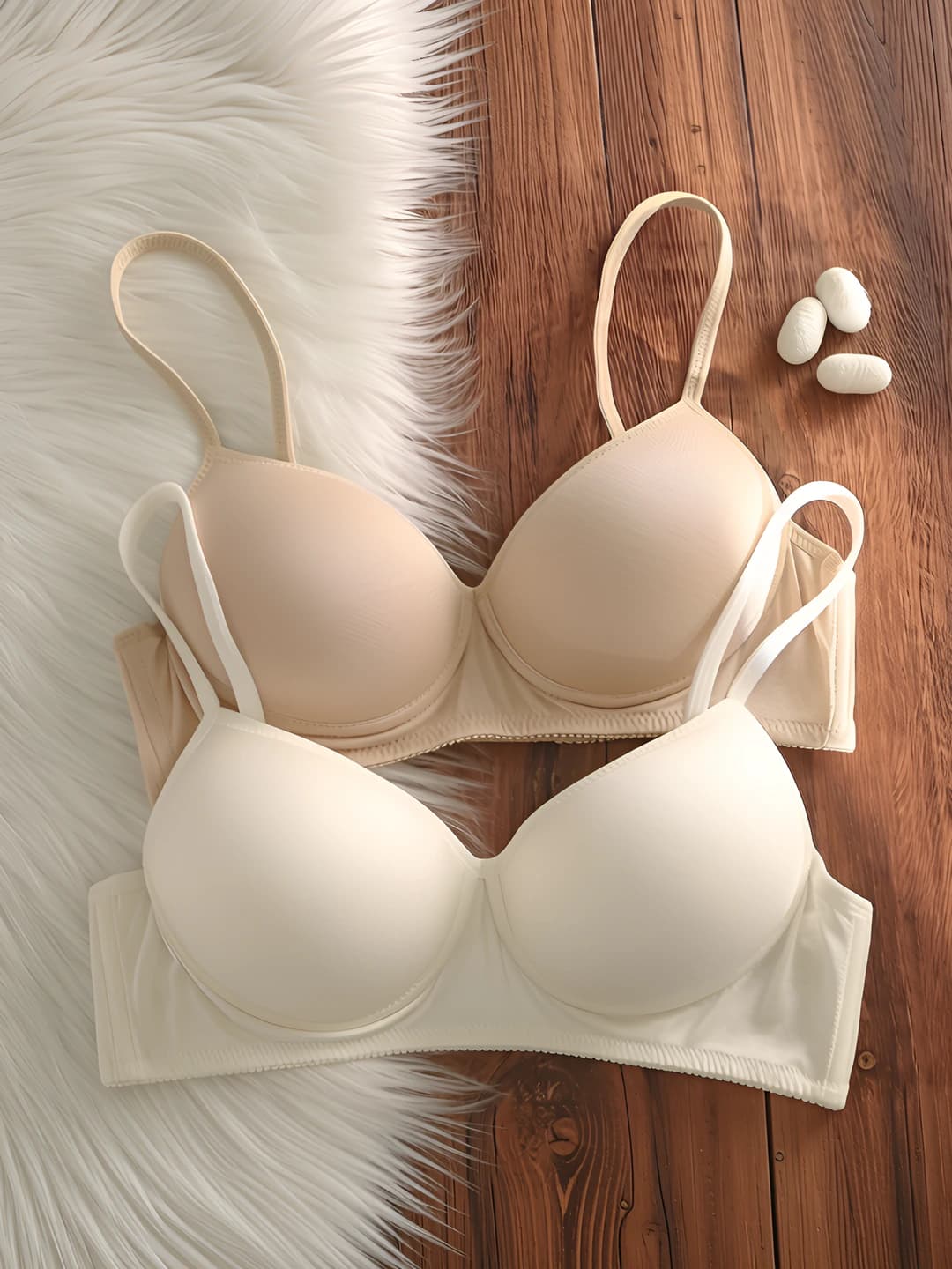 Women's thin, breathable, seamless, slimming, push-up, comfortable wireless bra