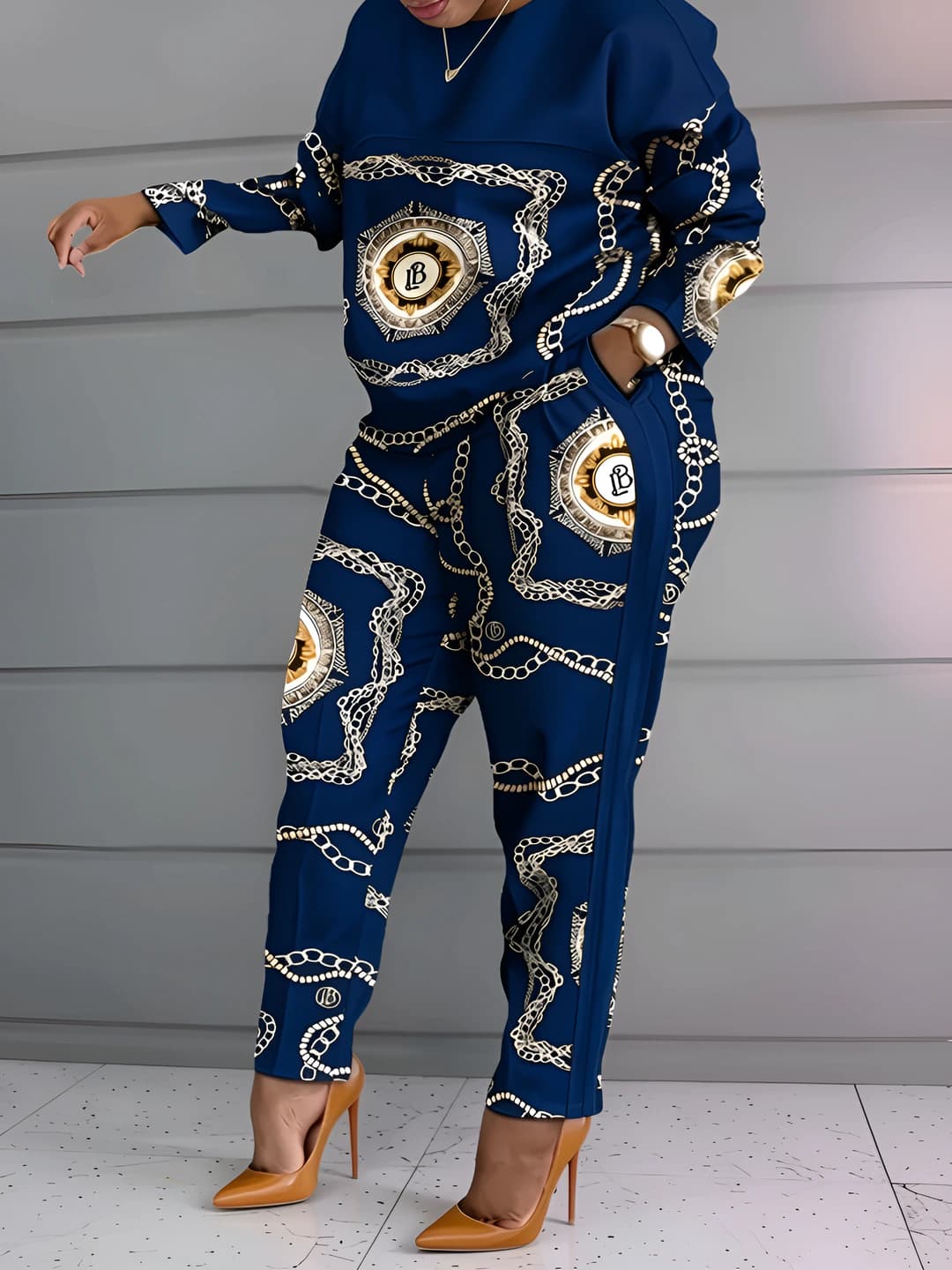 Ko'k zanjir print