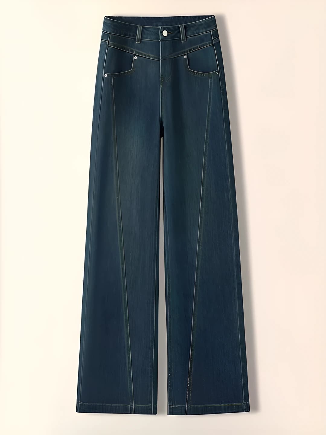 Retro Blue Long Pants 0602