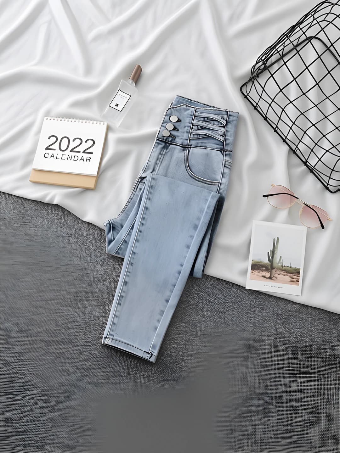 Light blue plaid
