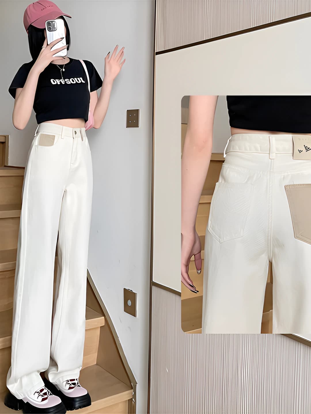 Off-white, 9/10 Length