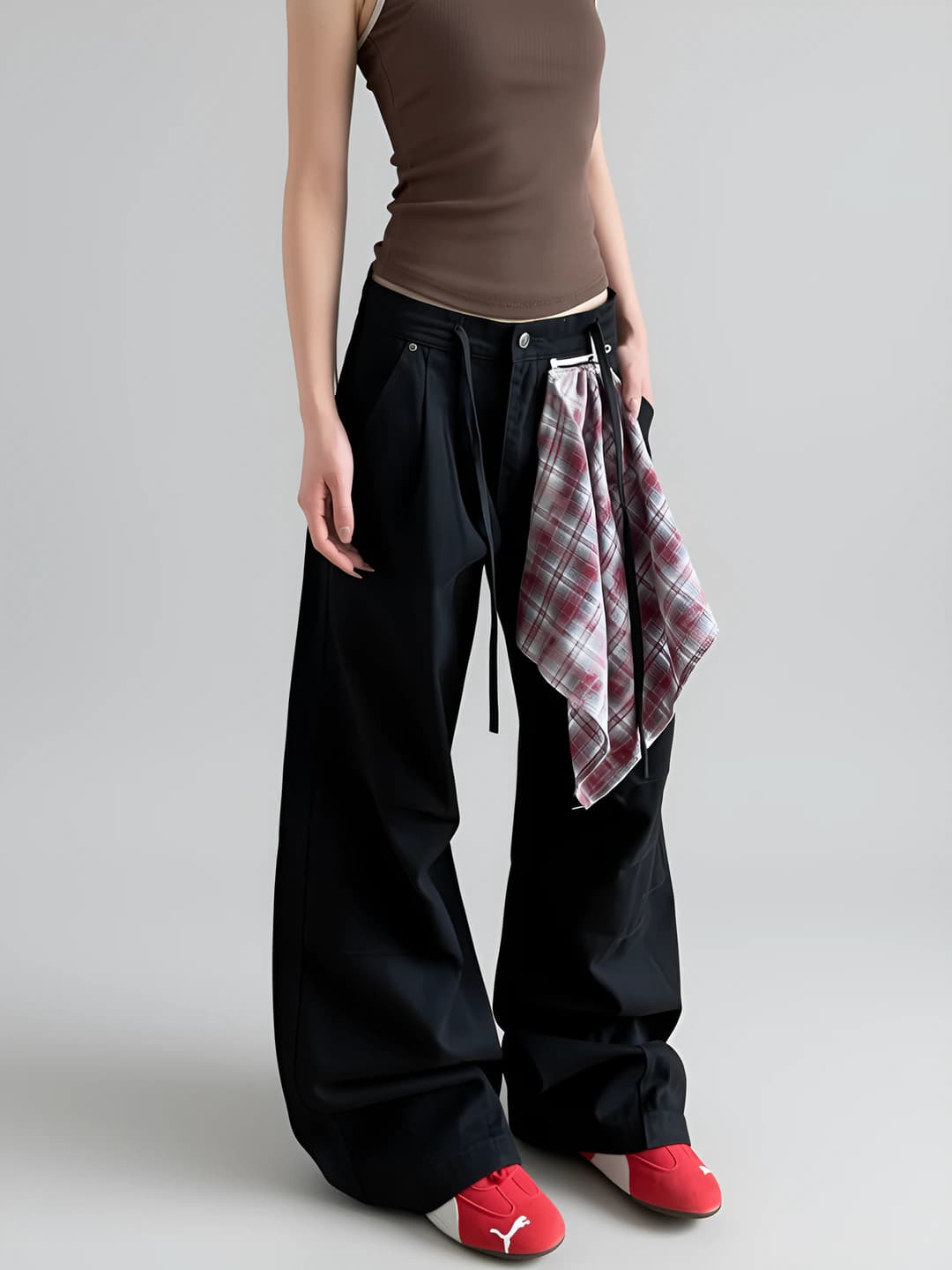 Black (with kerchief)