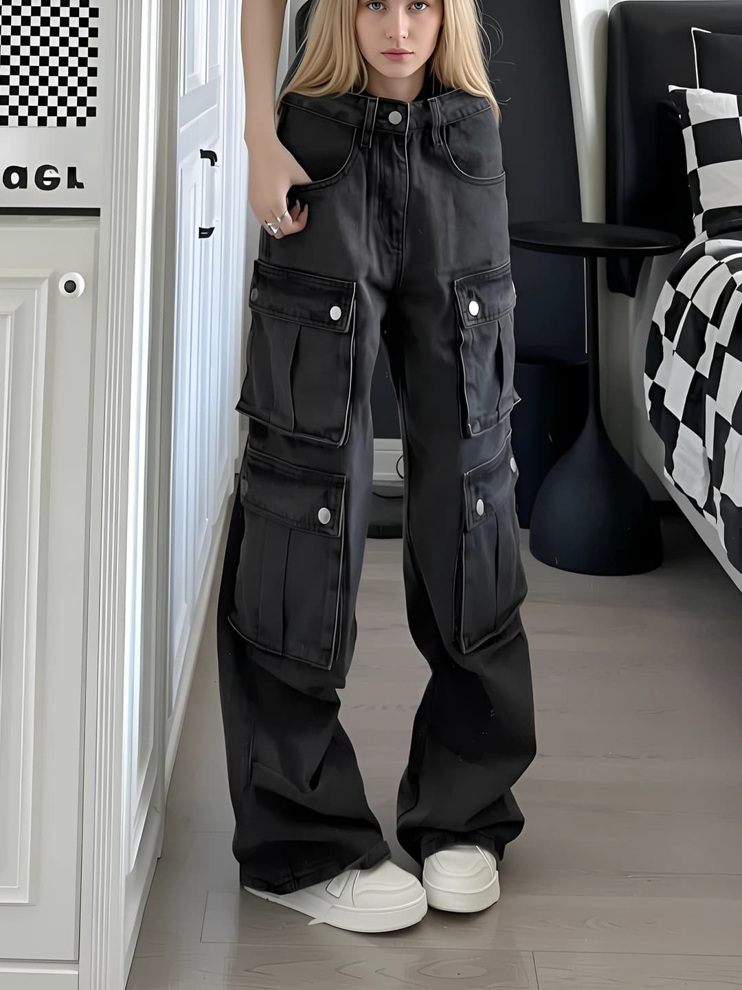 Women's retro loose fit straight cut jeans spring-autumn 2026