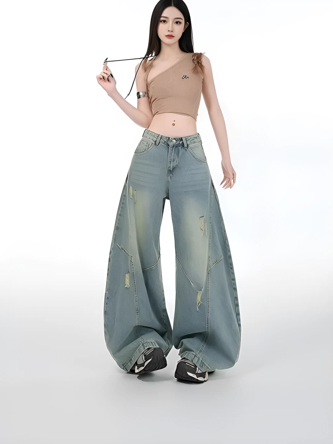 Blue trousers