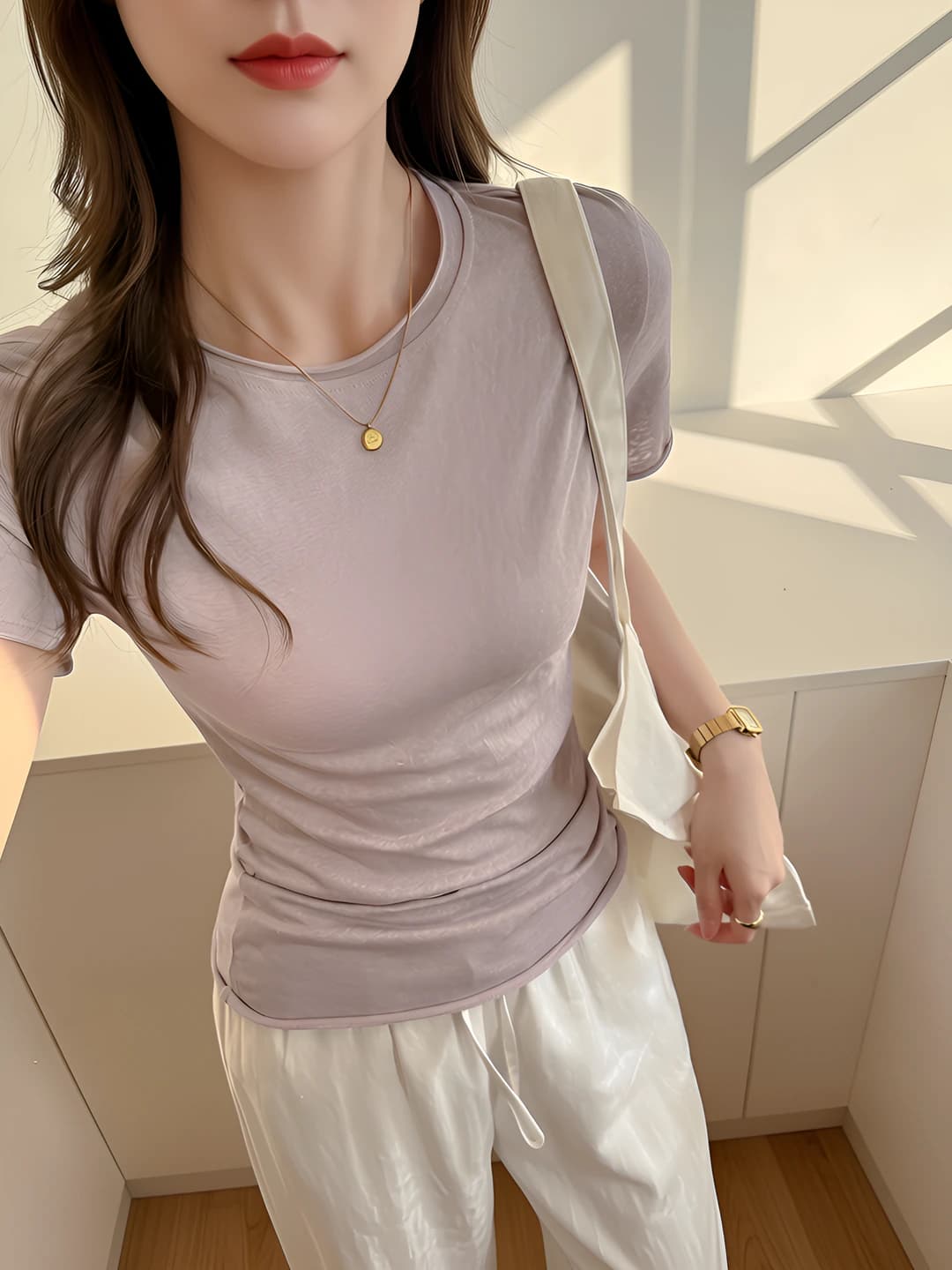 Grey mist purple