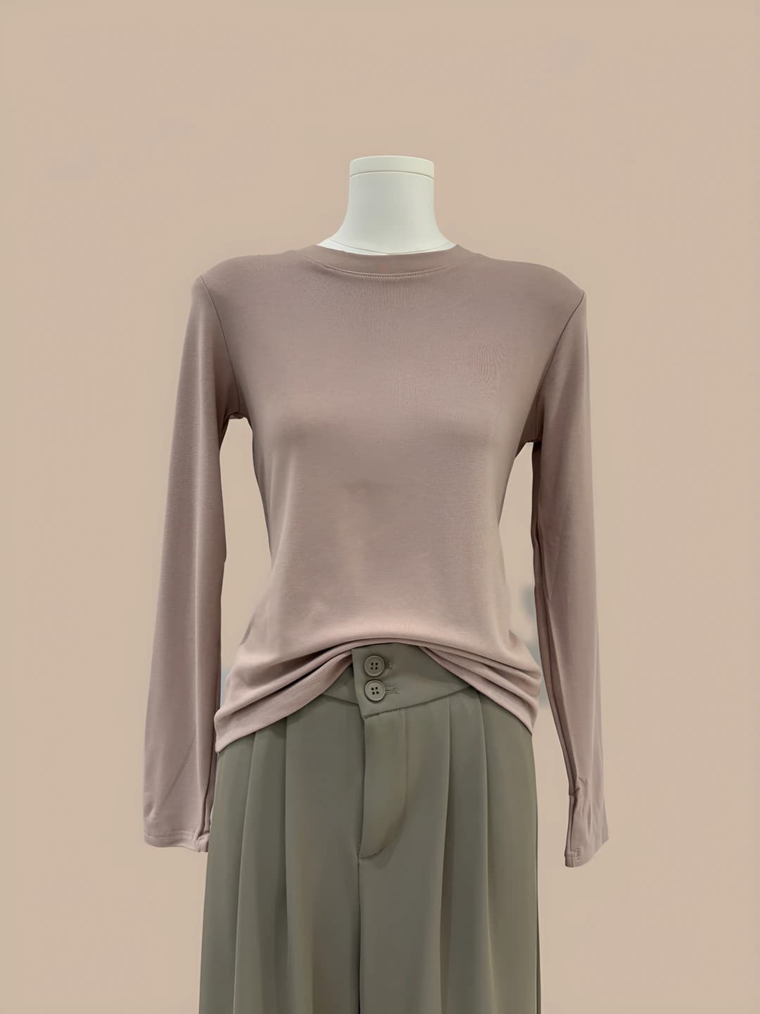 Tan, hooded
