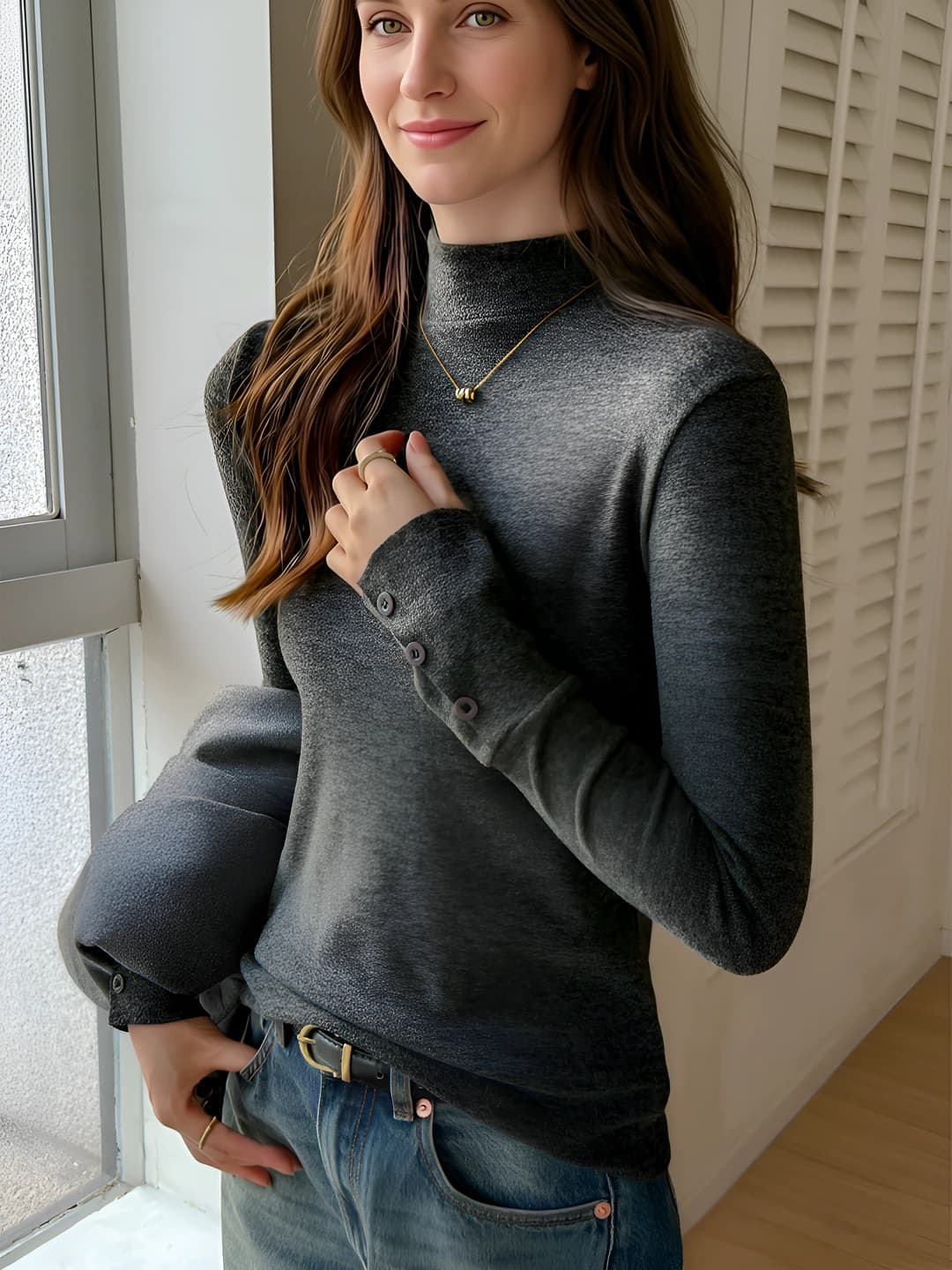 Dark heather grey