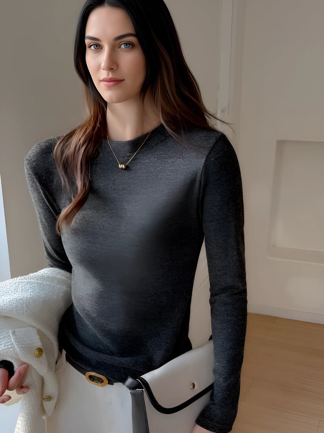 Dark heather grey
