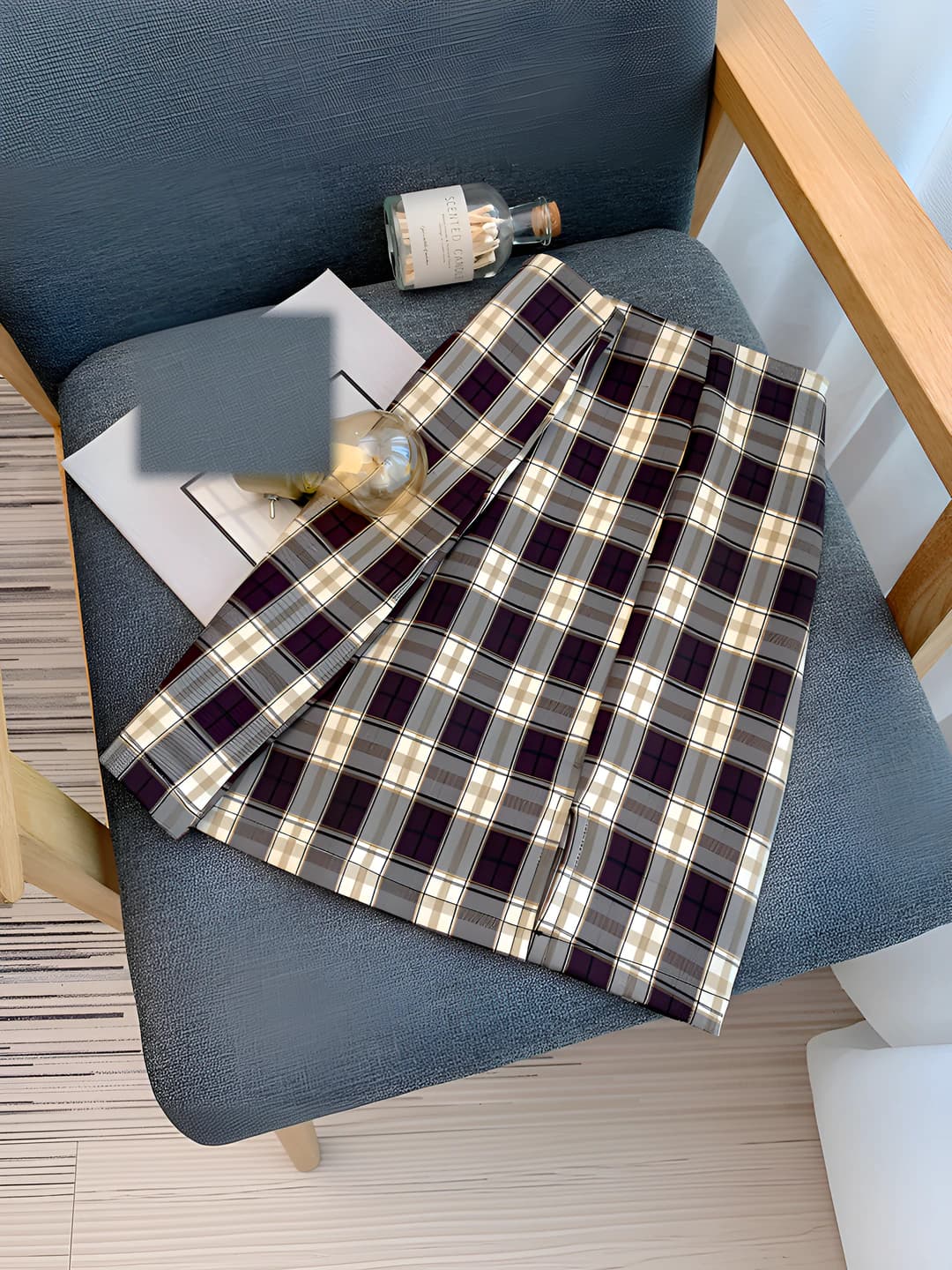Black plaid