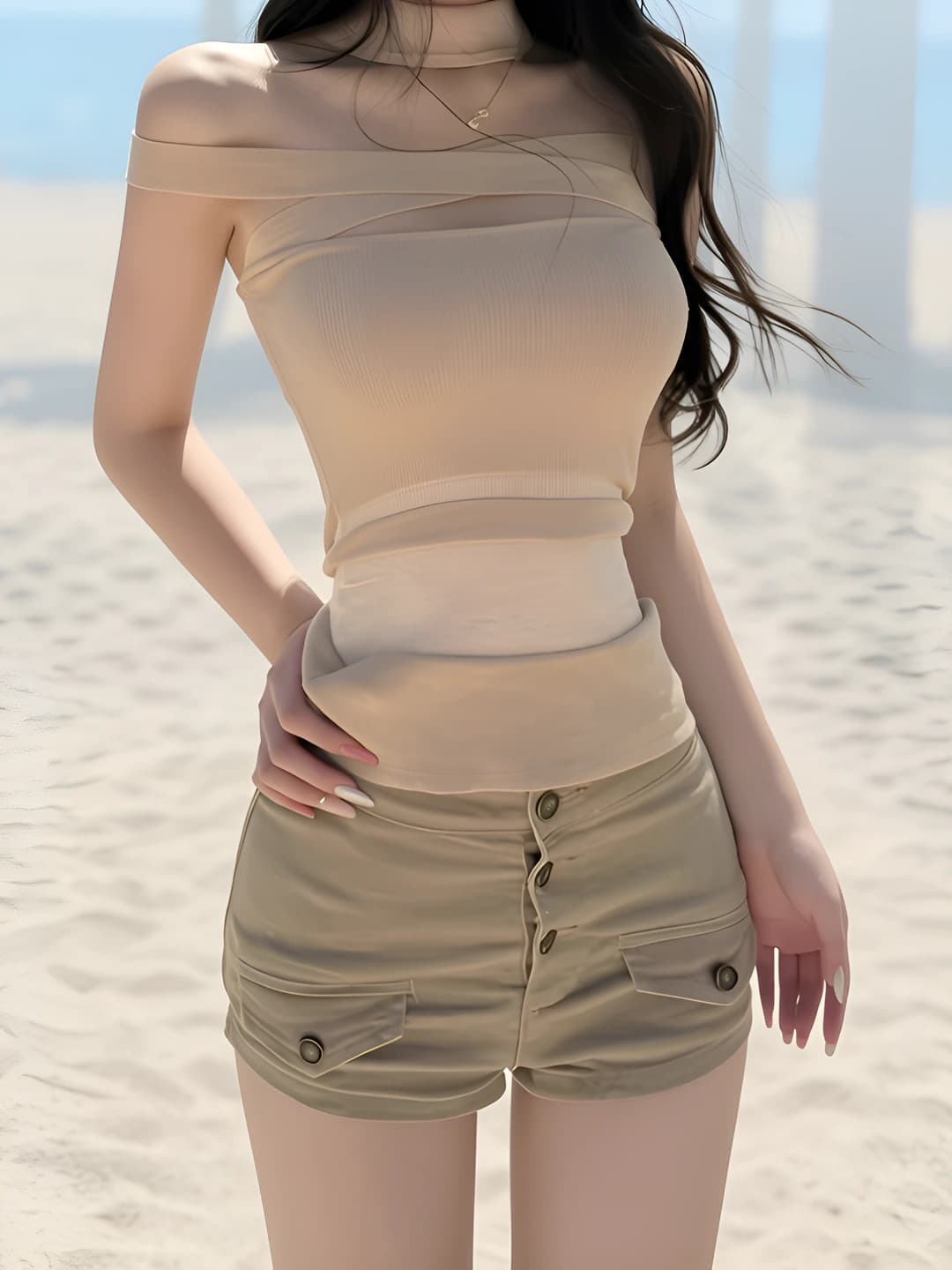 Khaki skin