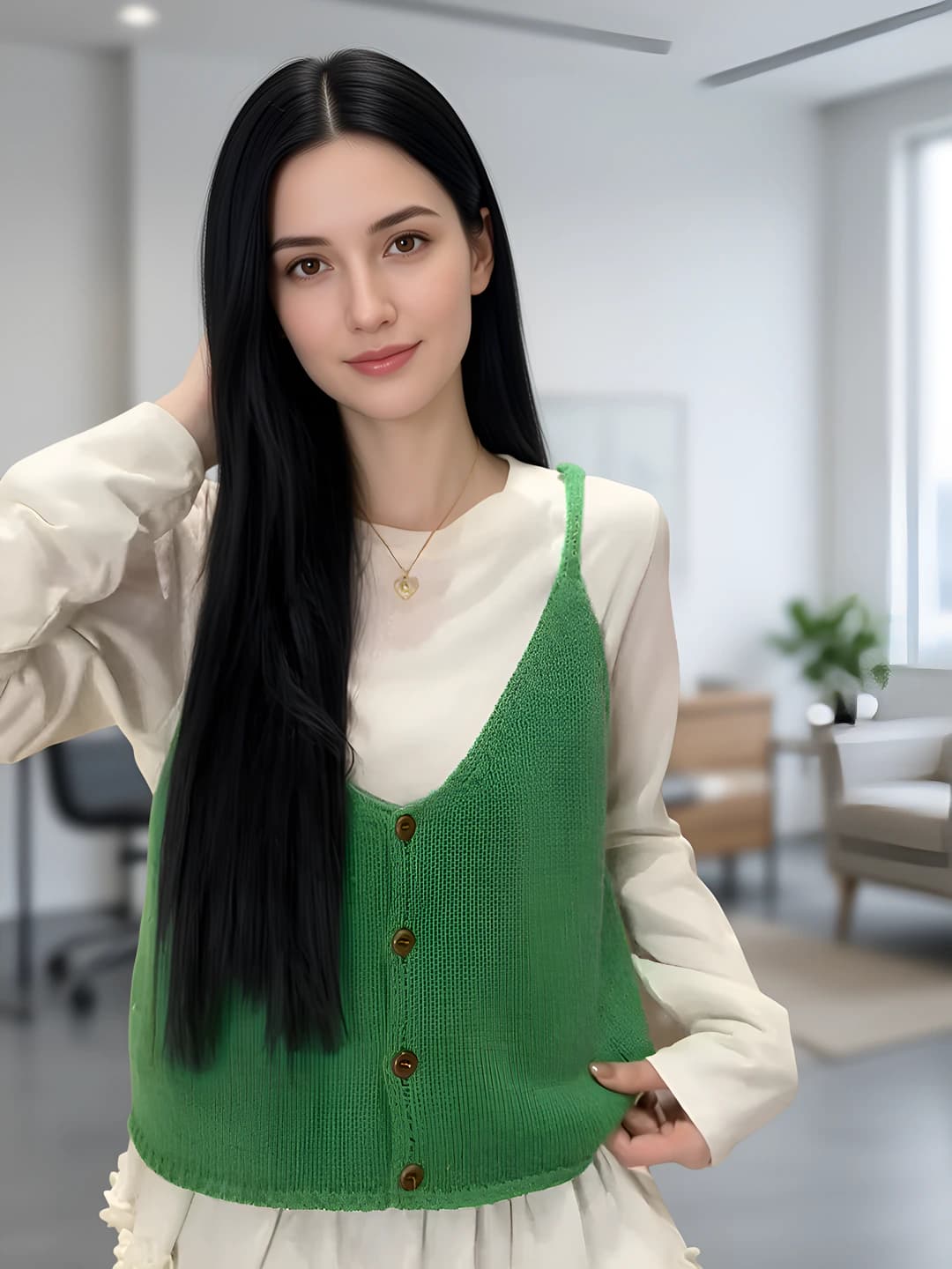Зелёный