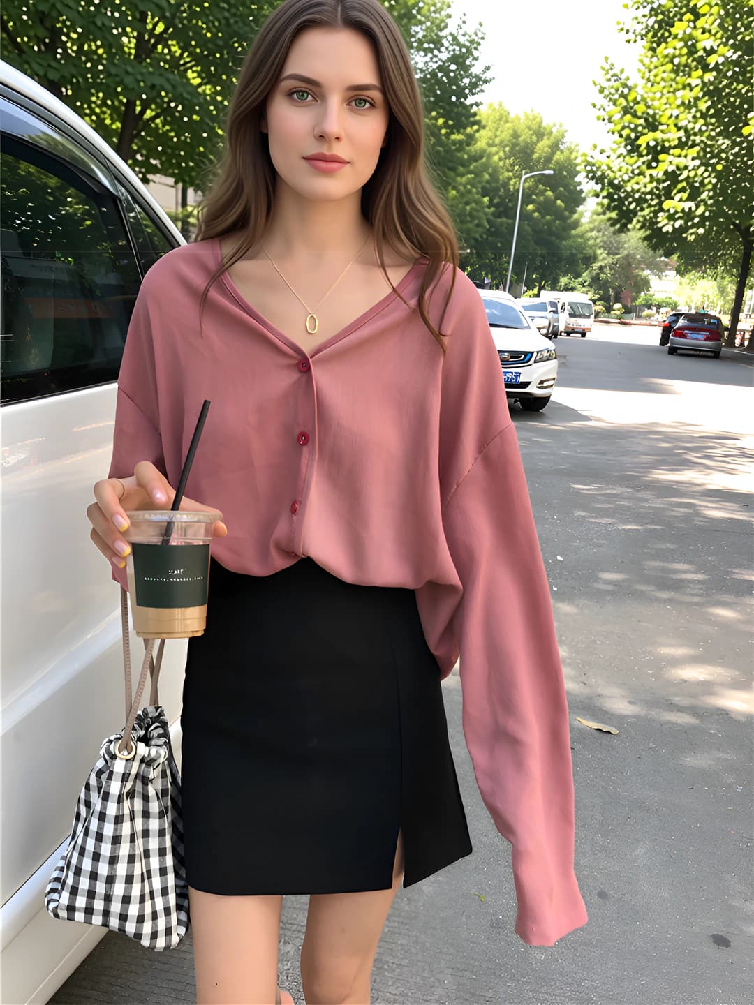 Peach pink, Set