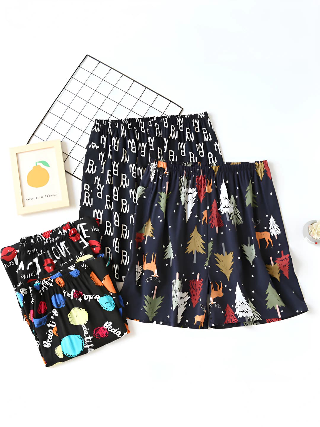 Women's summer knee-length shorts, ultra-thin, breathable, loose fit, casual, for home and outside, sleeveless, collarless, plus size, comfortable, closed