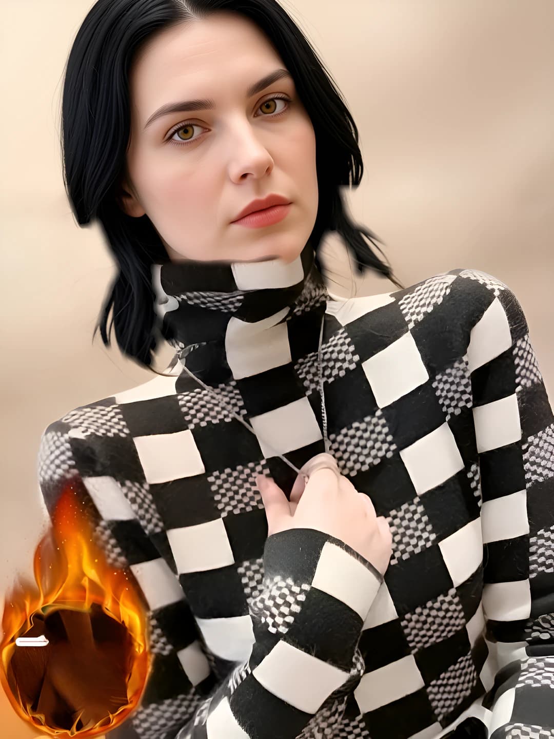Black/Checkered