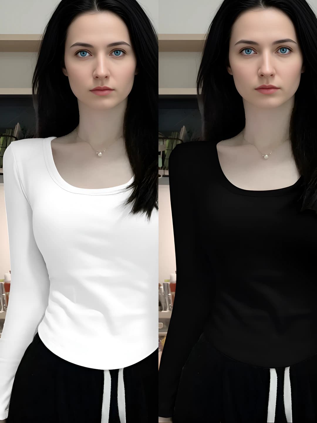 2-pack: Black + White 168#