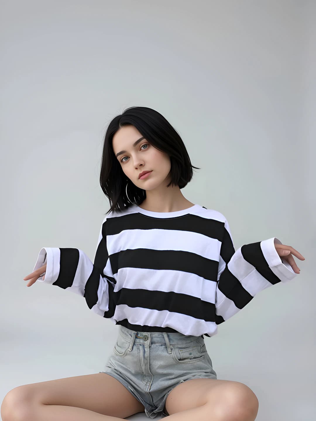 Black striped