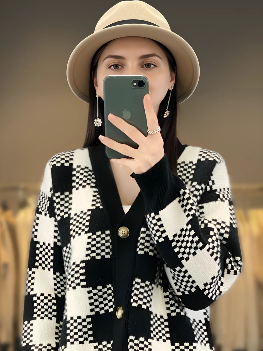 Black & White Checkered