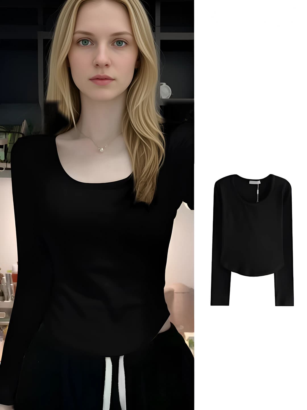 1 pc: Black 168#