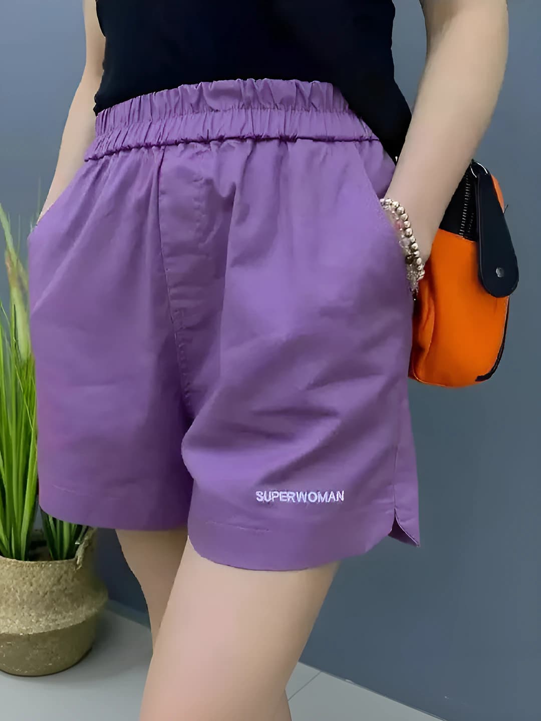 Purple floral + Light pink floral