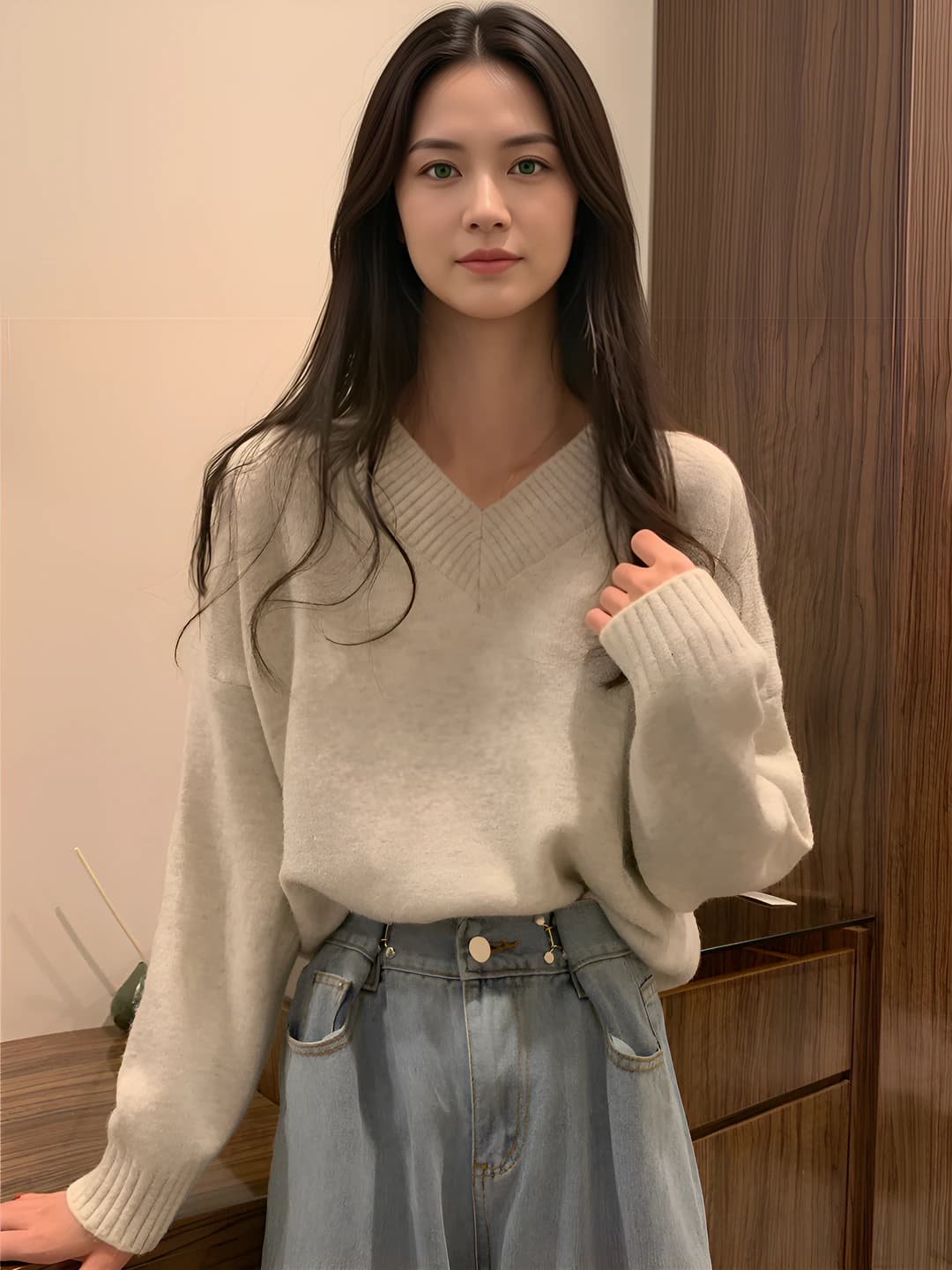 Greyish-white