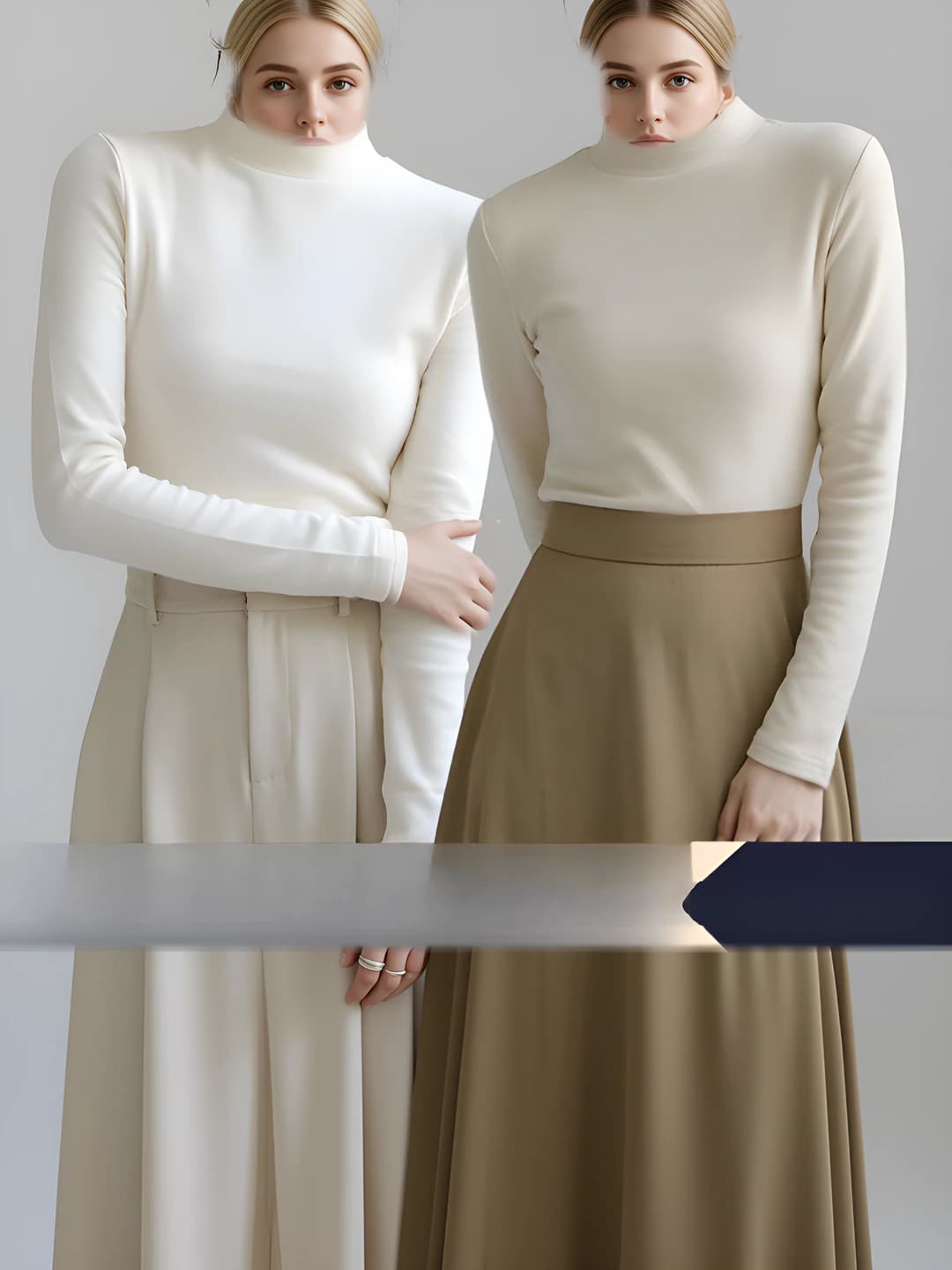 White + apricot