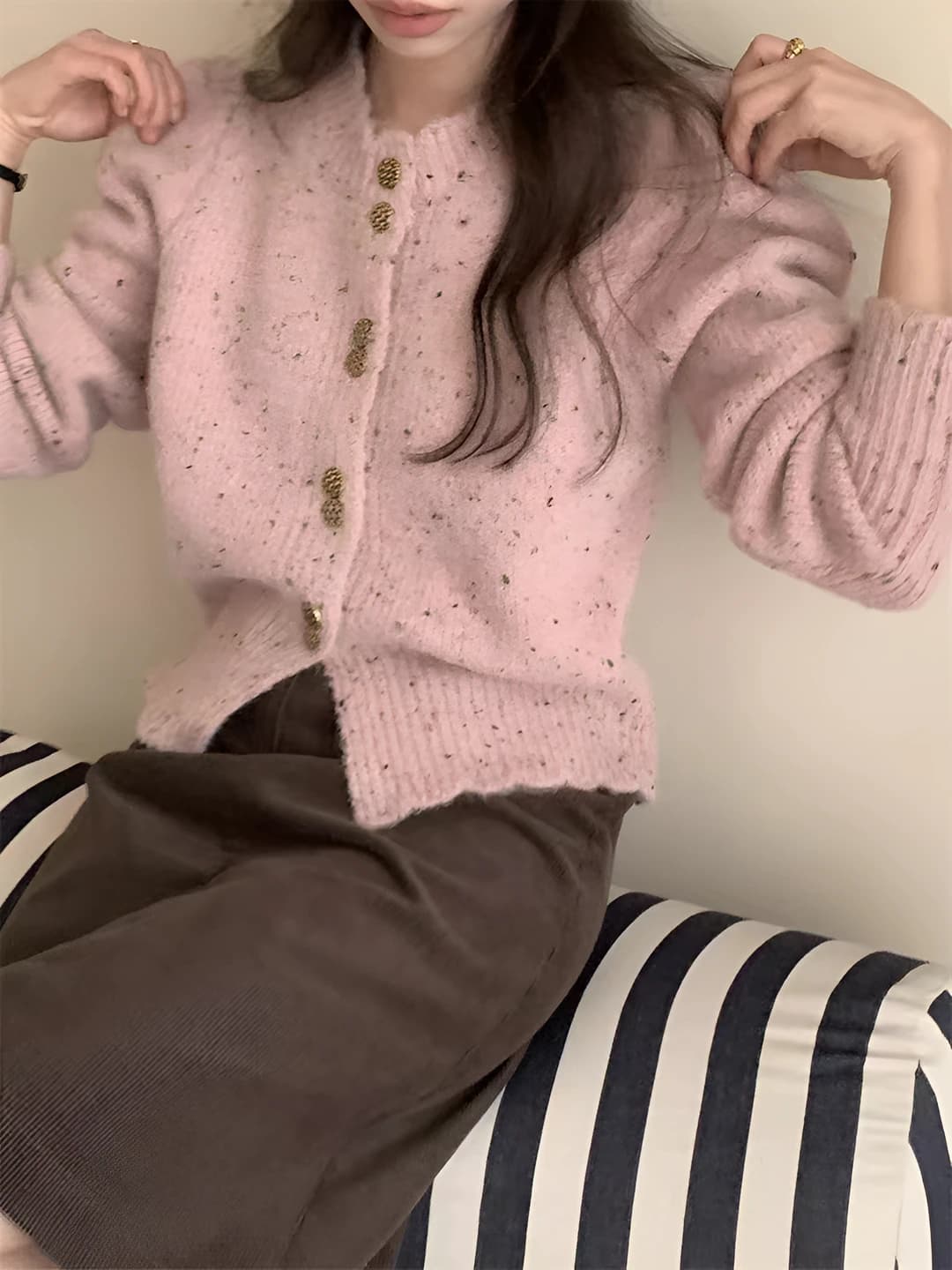Pink {round buttons}