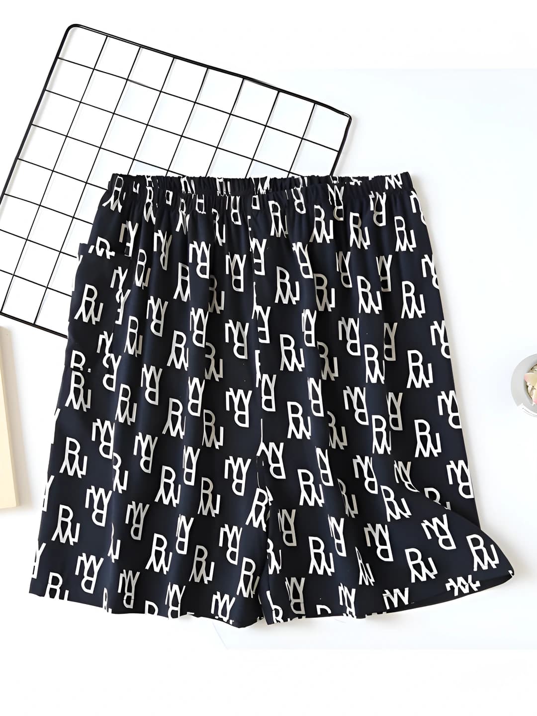 Navy letters