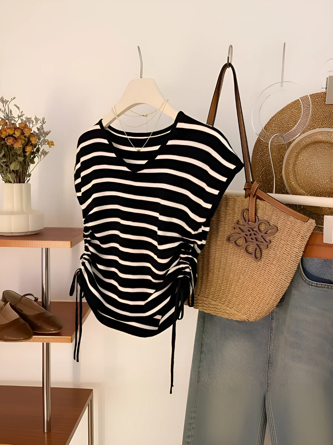 Black striped