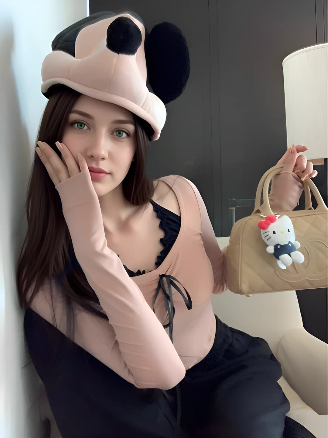 0.5" thin strap, pink, 1 pc