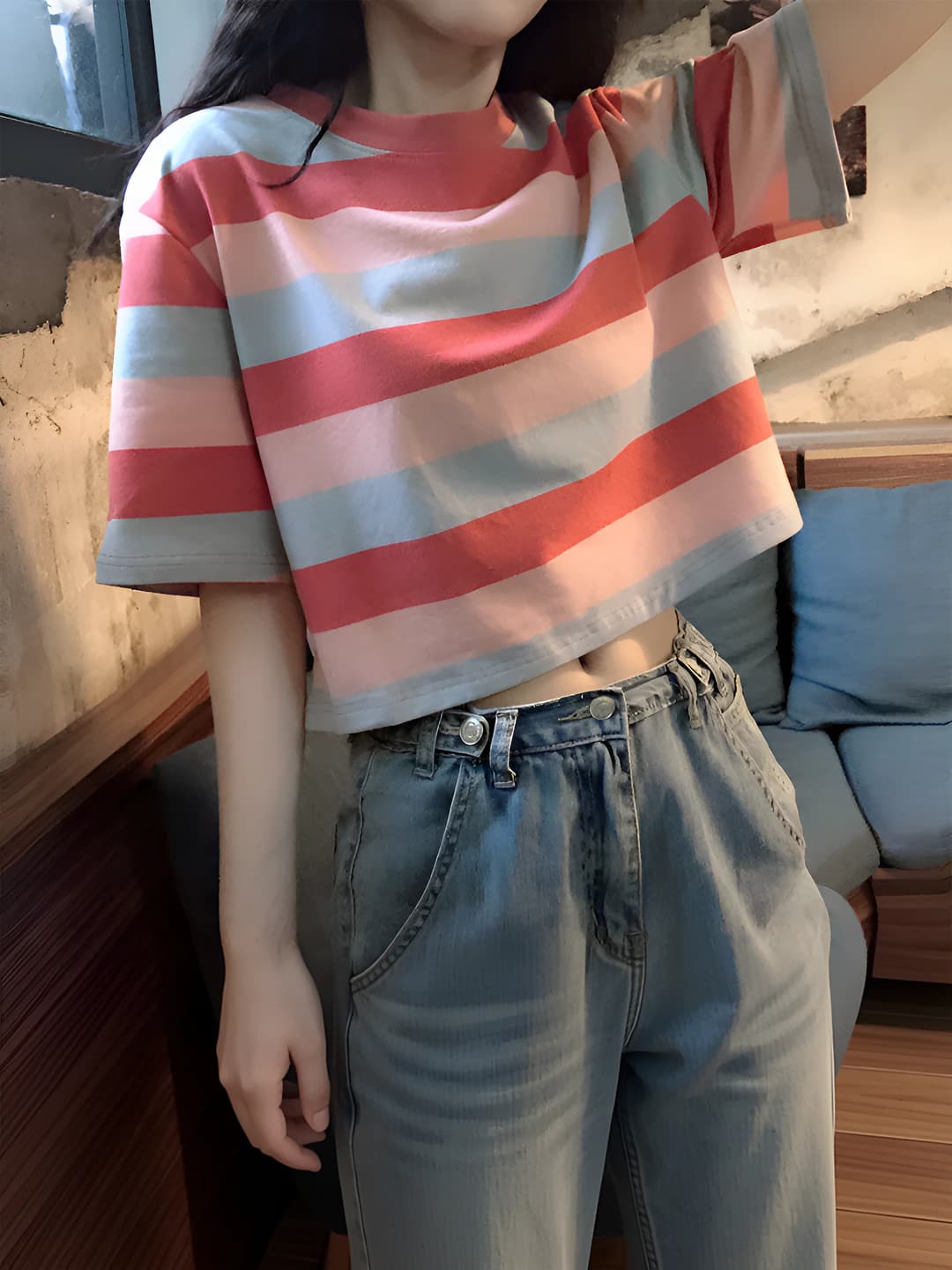 0.5" thin strap, pink, 1 pc