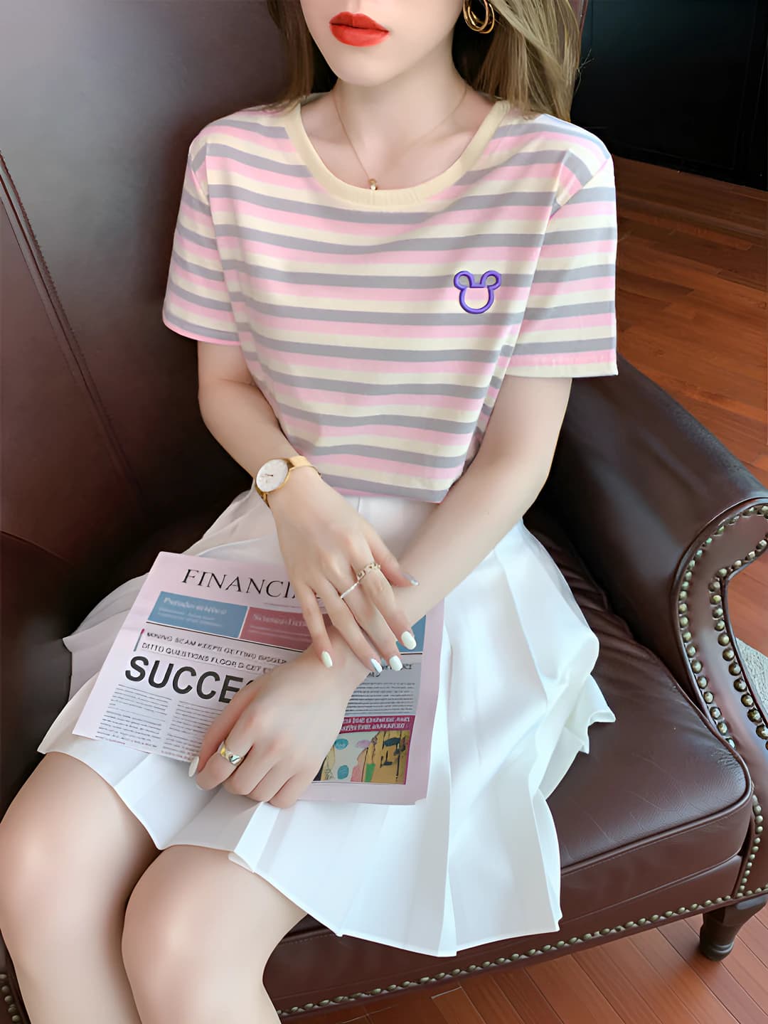 Pink stripes