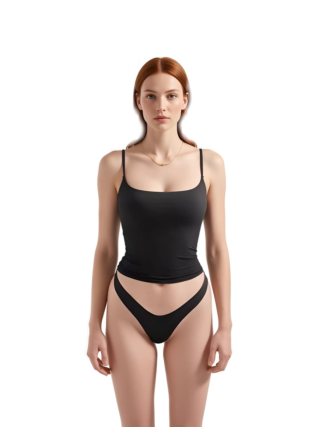 Women's strap top, 2026 summer, slim fit, solid colour, double adjustable straps, milk silk fabric