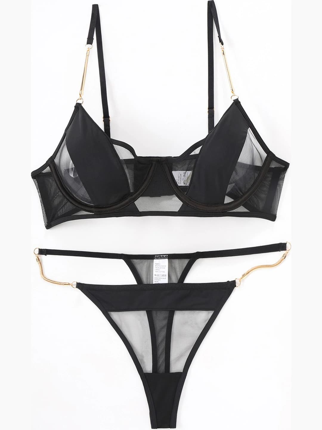 Black + thong