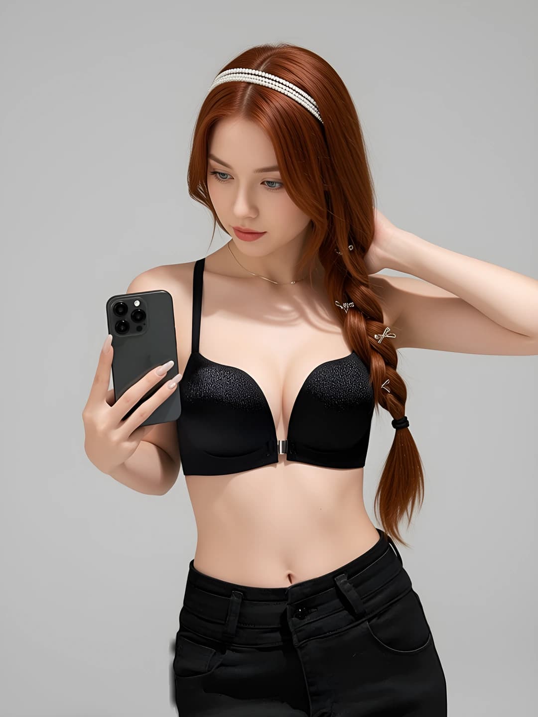 Shiny black, single