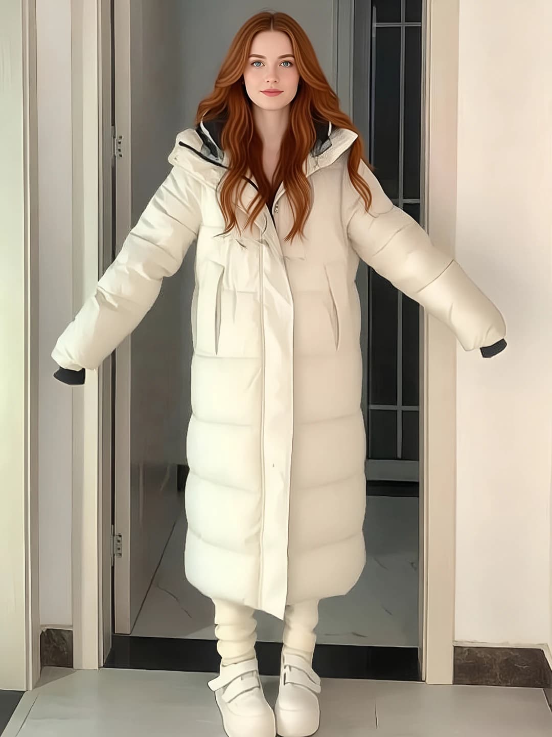 Milk white (double-sided)